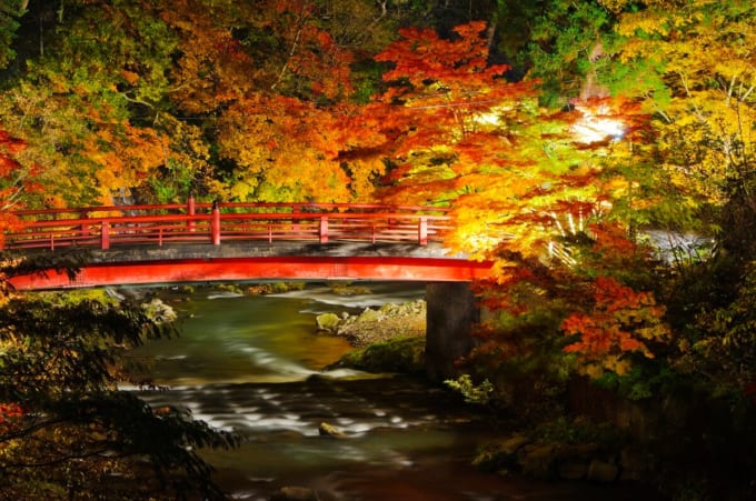 黒石市　中野もみじ山