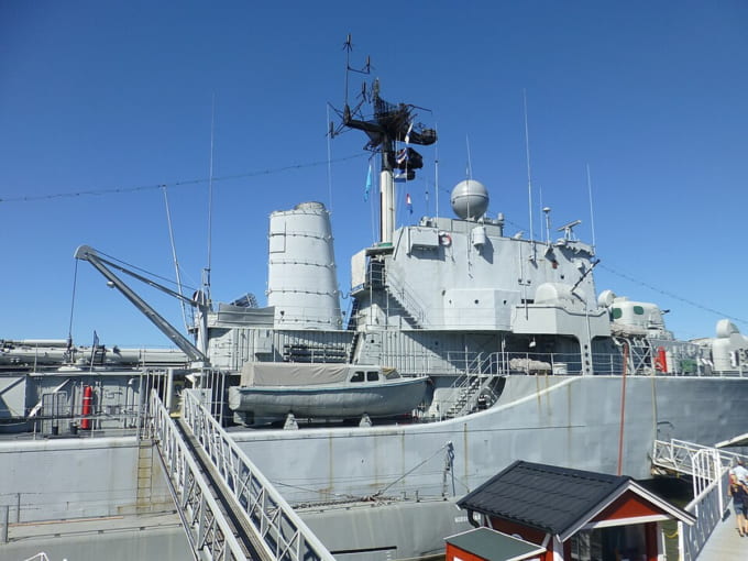 ヨーテボリ水上海洋博物館Maritimanの駆逐艦スモーランド