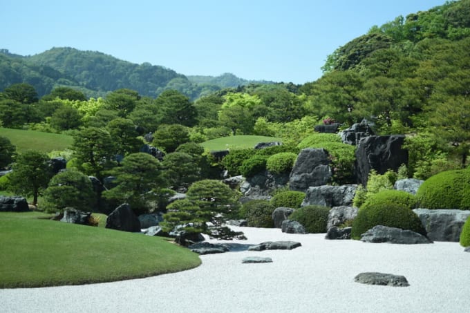 足立美術館の日本庭園
