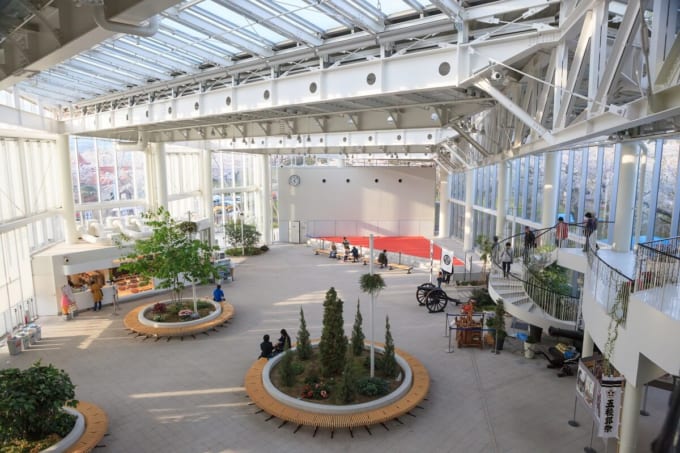 五稜郭タワーのアトリウム