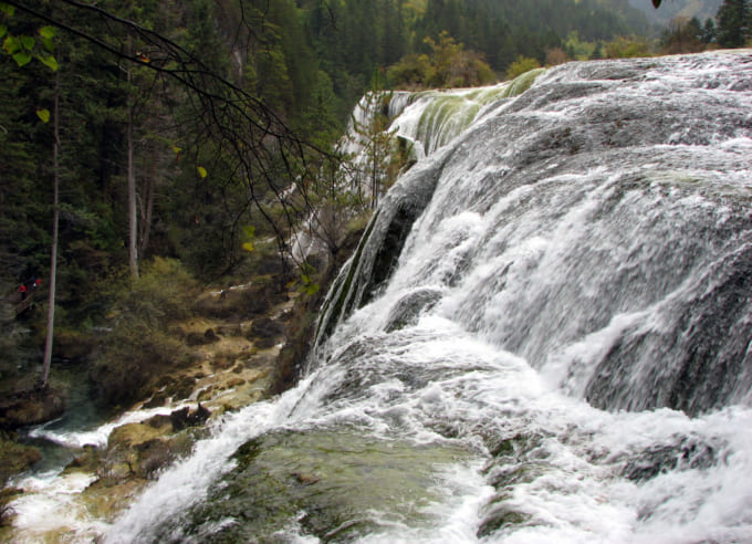 中国 世界遺産 九寨溝の渓谷の景観と歴史地域