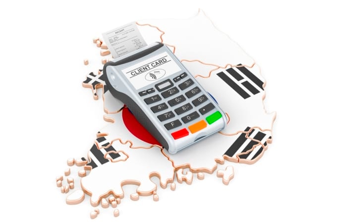 韓国のクレジットカードイメージ