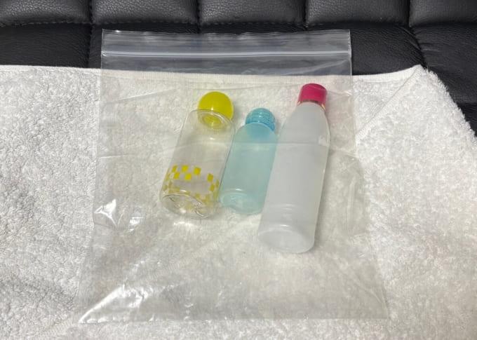 国際線 液体機内持ち込みジッパー袋
