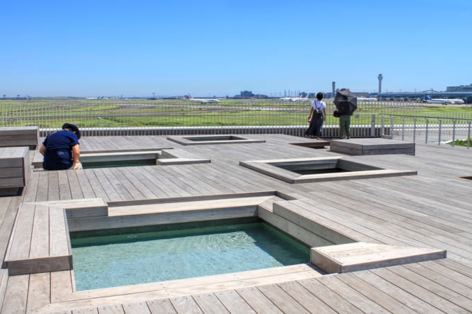 『HICity』の足湯