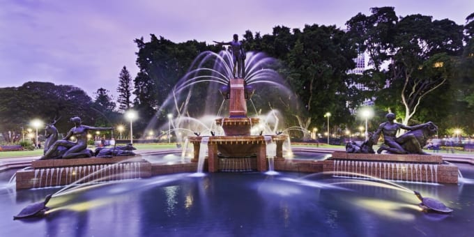 ハイド・パークのアーチボルト噴水