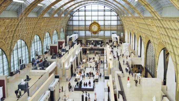 オルセー美術館の内部