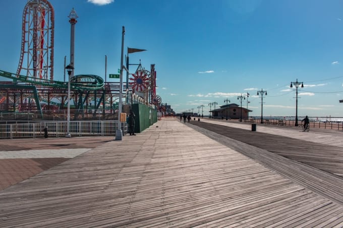 コニーアイランドビーチ＆ボードウォーク（ブルックリン）