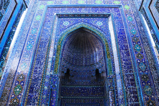 シャーヒ・ズィンダ廟群（ウズベキスタン　サマルカンド）