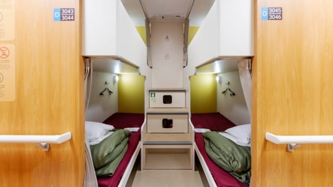 宮崎カーフェリーの客室（ドミトリー）
