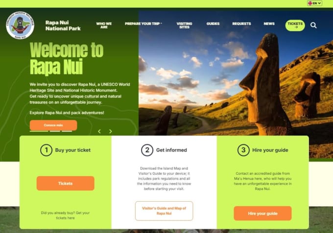 ラパ・ヌイ国立公園の入場料