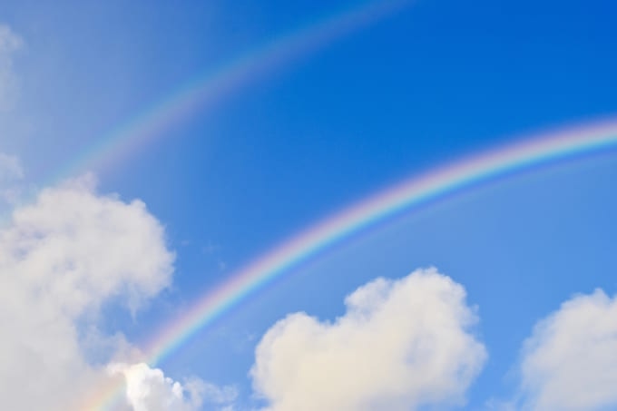 二重の虹（ダブルレインボー）