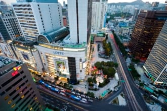 ソウルのロッテ百貨店