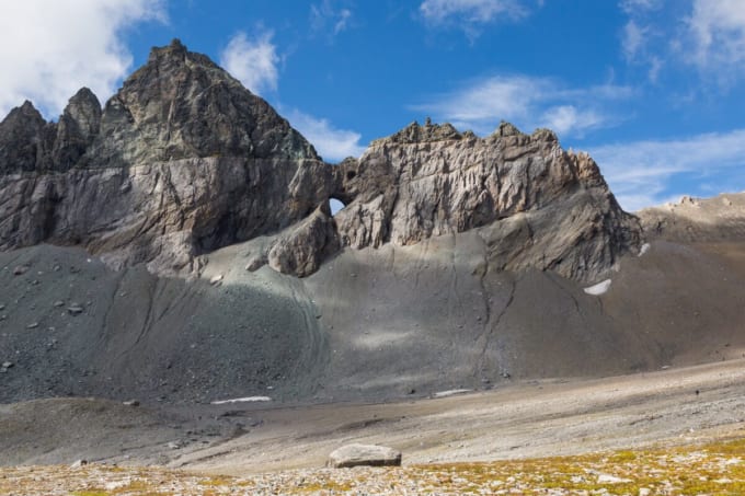 スイスの活発な地殻変動地域サルドナ（世界遺産）