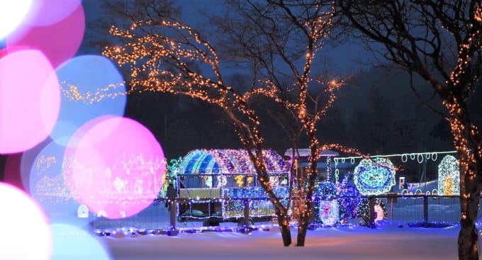 まほら岩手「氷の世界」イルミネーション