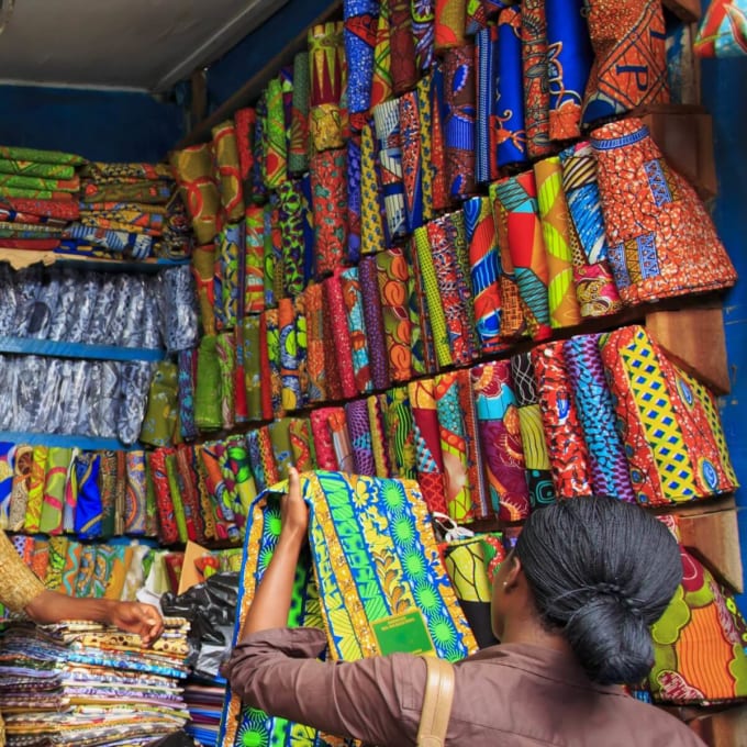 ケジェティア・マーケット（ガーナ）