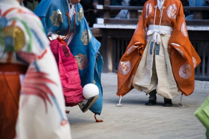 下鴨神社「蹴鞠はじめ」