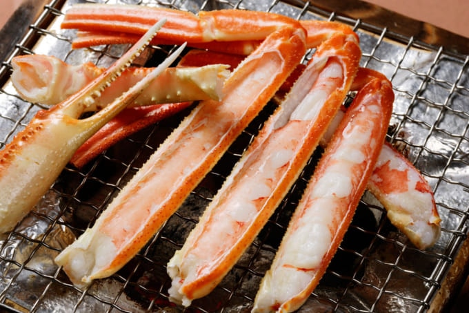 福井 カニ おすすめ ズワイガニ 焼きガニ