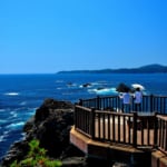 碁石海岸から望む太平洋