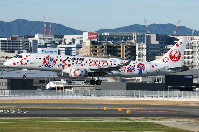 飛行機で大阪・関西万博へ