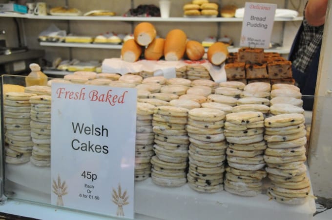 カーディフ・マーケット「ウェルシュ・ケーキ」（ウェールズ）