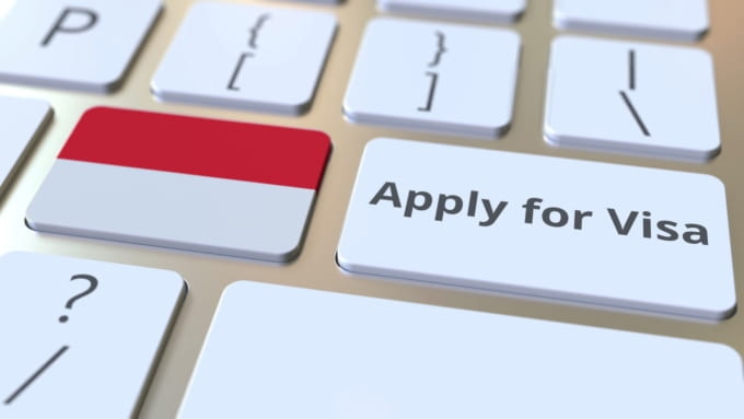 インドネシアの電子ビザのイメージ