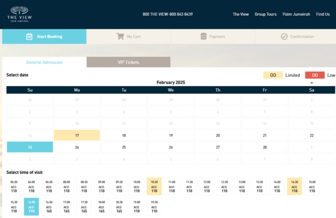 「ザ・ビュー・アット・ザ・パーム」チケット予約　52階展望フロア「Viewing Deck」