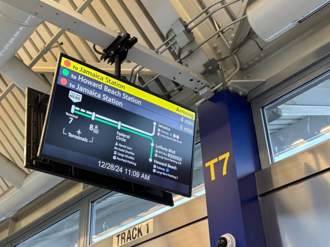 ジョン・F・ケネディ国際空港のエアトレイン（AirTrain）乗り場