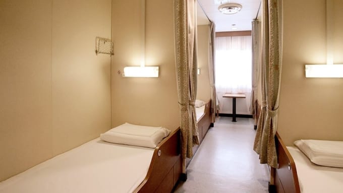 商船三井さんふらわあの客室（カジュアルルーム）