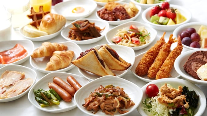 天然温泉 錦鯱の湯 ドーミーインPREMIUM名古屋栄の朝食