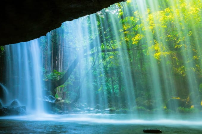 鍋ヶ滝（熊本県小国町）