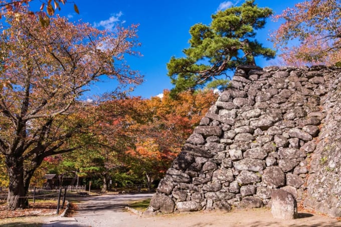 小諸城　天守台の石垣
