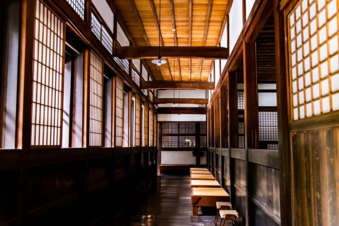 大本山永平寺の座禅道場