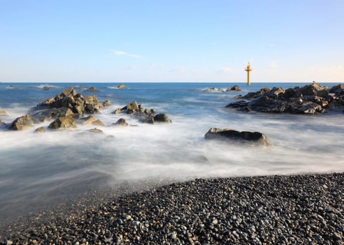 朱田モンドル海岸（韓国・蔚山）