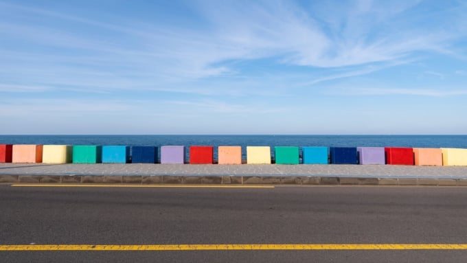 済州島　道頭洞虹の海岸道路