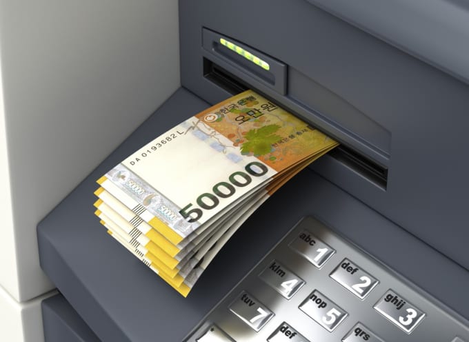 韓国のATM（イメージ）