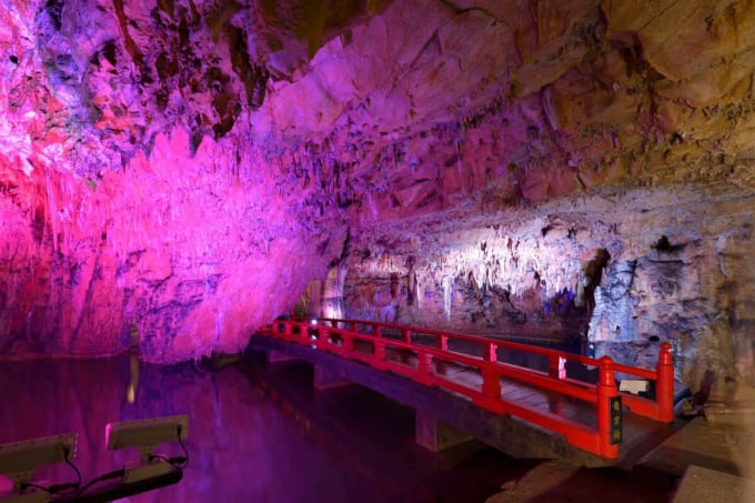 満奇洞　竜宮橋