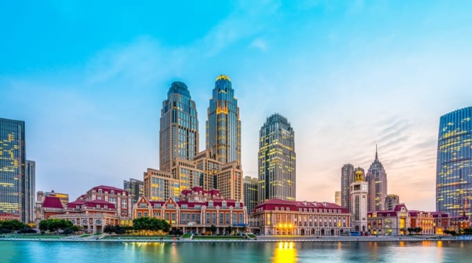 海河文化広場（Tianjin Haihe Cultural Square）