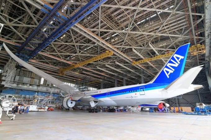 羽田空港「ANA Blue Hangar Tour」ANAの格納庫見学