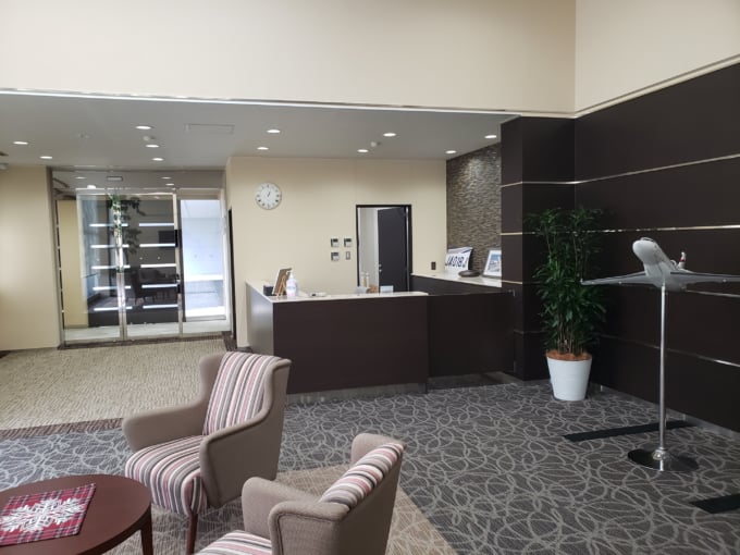 ビジネスジェット専用待合室