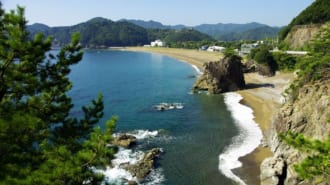 ウミガメの産卵地 大浜海岸