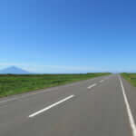 日本海オロロンラインと利尻島