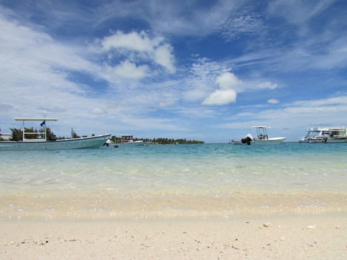 第二次世界大戦の戦跡「ベイ・オブ・レック」（キリバス　クリスマス島）