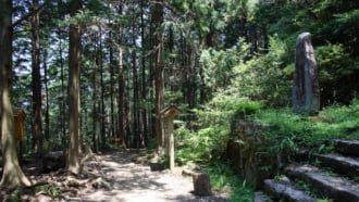 熊野古道・伊勢路の馬越峠