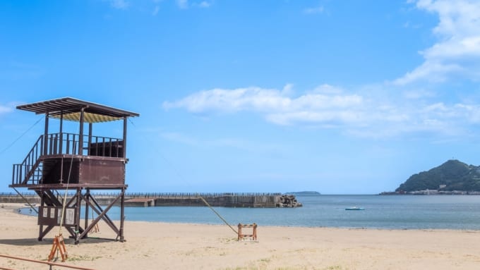 長浜海浜公園にある長浜海水浴場