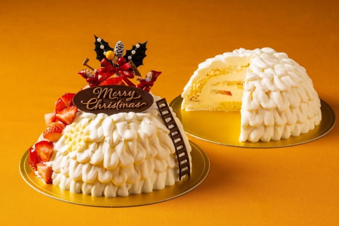 voco大阪セントラルの2024年クリスマスケーキ　Snowdome