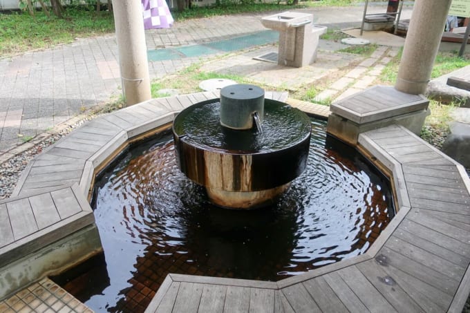 寒河江温泉　せせらぎ足湯