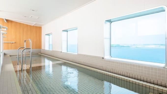 宮崎カーフェリーの展望浴室
