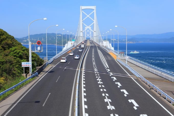 大鳴門橋（神戸淡路鳴門自動車道）