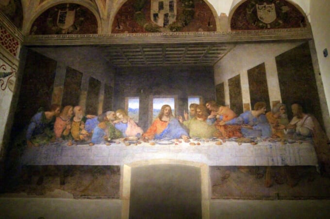サンタ・マリア・デッレ・グラツィエ教会『最後の晩餐』（イタリア・ミラノ）