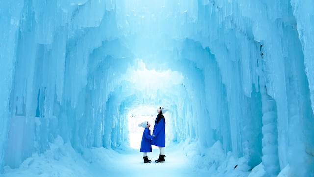 2023年】まほら岩手「氷の世界」でイルミネーションと氷の洞窟を楽し